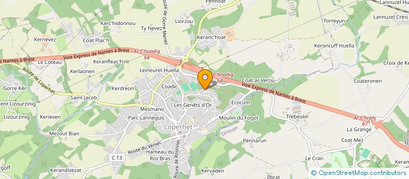 localisation de l'entreprise MONSIEUR NASSIM MBARKI  LOPERHET