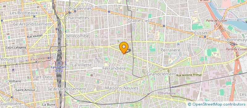 localisation de l'entreprise MONSIEUR NASSIM MEDDOUR à VILLEURBANNE