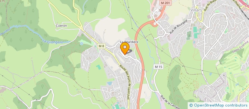 localisation de l'entreprise MONSIEUR NASSIM MESSAD  SAINT-ETIENNE