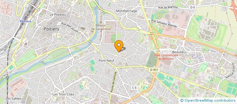 localisation de l'entreprise MONSIEUR NASSIM MEZIANI  POITIERS