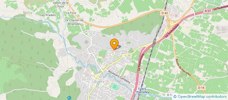 localisation de l'entreprise MONSIEUR NASSIM MFADDE  CUERS