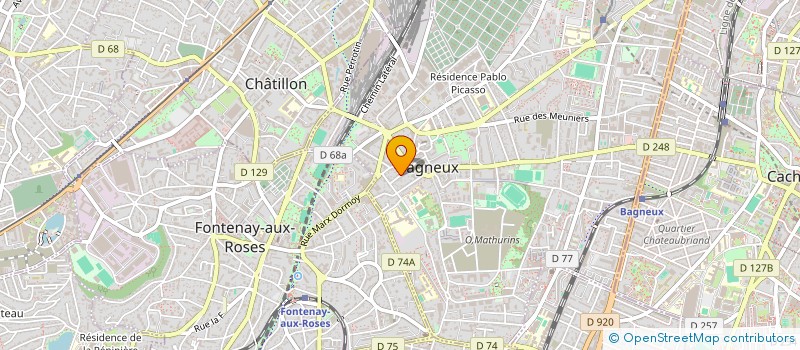 localisation de l'entreprise MONSIEUR NASSIM MIMOUNI à BAGNEUX