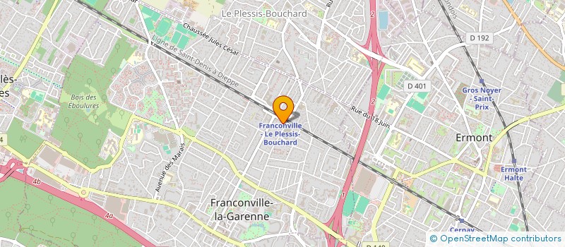 localisation de l'entreprise MONSIEUR NASSIM MIMOUNI  FRANCONVILLE