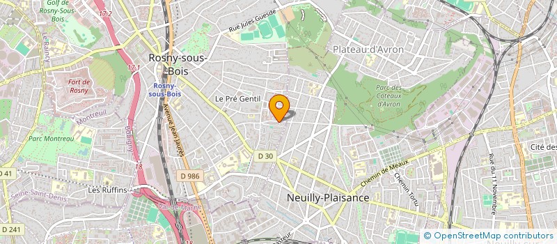 localisation de l'entreprise MONSIEUR NASSIM MJAIED à ROSNY-SOUS-BOIS