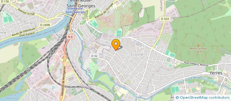 localisation de l'entreprise MONSIEUR NASSIM MOKRANE  CROSNE