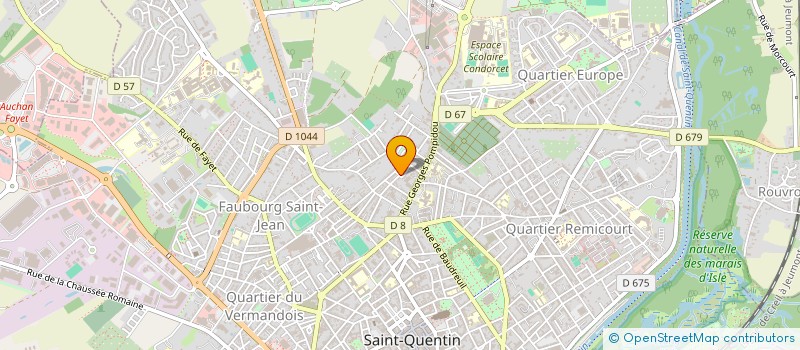 localisation de l'entreprise MONSIEUR NASSIM MOSTAFAOUI à SAINT-QUENTIN