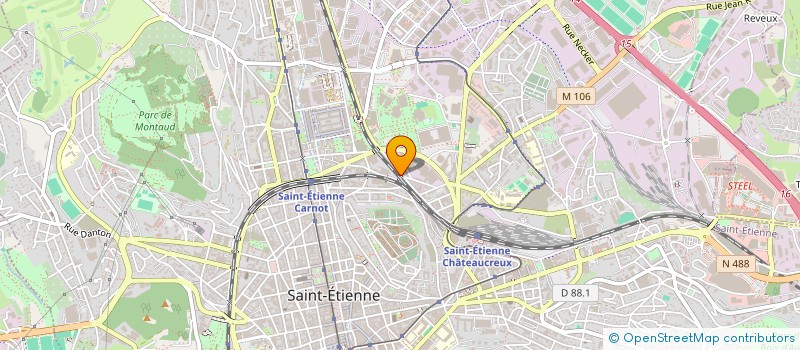 localisation de l'entreprise MONSIEUR NASSIM MTIMET  SAINT-ETIENNE