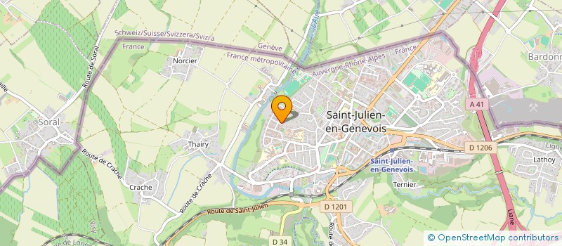 localisation de l'entreprise MONSIEUR NASSIM NACERI  SAINT-JULIEN-EN-GENEVOIS