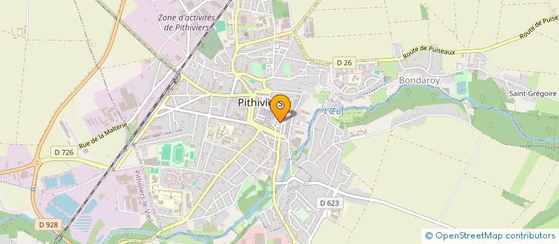 localisation de l'entreprise MONSIEUR NASSIM NIHOU  PITHIVIERS