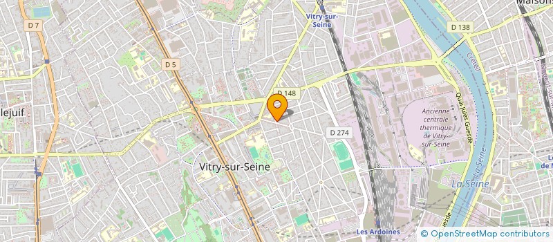 localisation de l'entreprise MONSIEUR NASSIM OUARAS  VITRY-SUR-SEINE