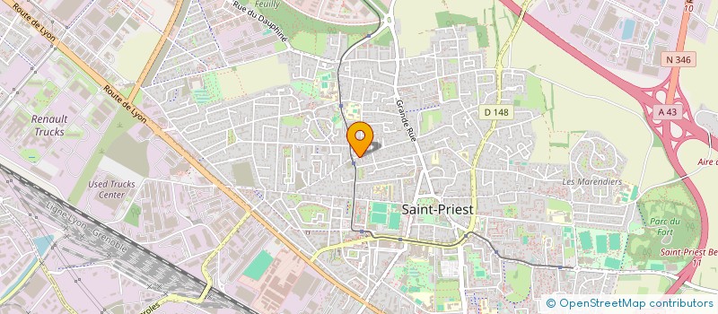 localisation de l'entreprise MONSIEUR NASSIM OUATAH  SAINT-PRIEST