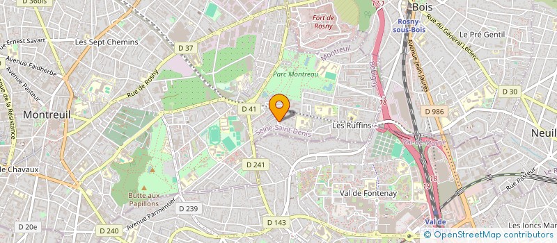 localisation de l'entreprise MONSIEUR NASSIM OUHAMI à MONTREUIL