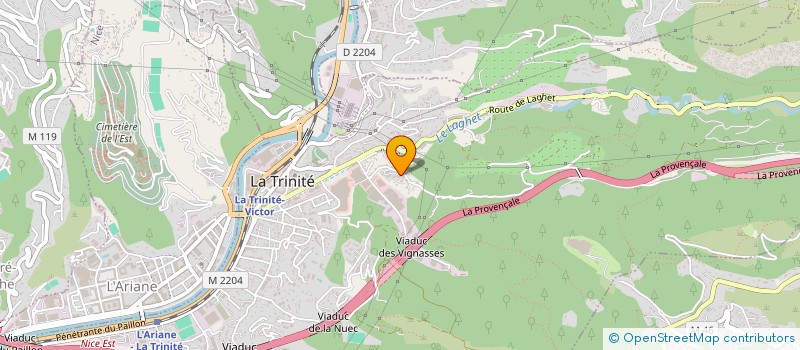 localisation de l'entreprise MONSIEUR NASSIM RAMOUL  LA TRINITE