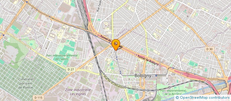 localisation de l'entreprise MONSIEUR NASSIM RASSOUL  BOBIGNY