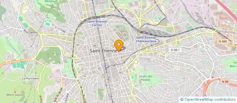 localisation de l'entreprise MONSIEUR NASSIM SAID BAKAR  SAINT-ETIENNE