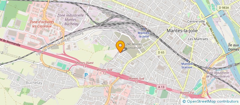 localisation de l'entreprise MONSIEUR NASSIM TABARI  MANTES-LA-VILLE