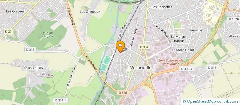 localisation de l'entreprise MONSIEUR NASSIM TAOUSSI à VERNOUILLET