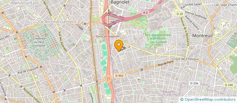 localisation de l'entreprise MONSIEUR NASSIM TOUBAL à BAGNOLET