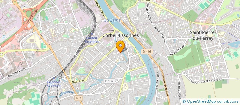 localisation de l'entreprise MONSIEUR NASSIM TRABELSSI  CORBEIL-ESSONNES