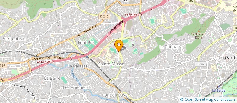 localisation de l'entreprise MONSIEUR NASSIM TRIOUILA  TOULON