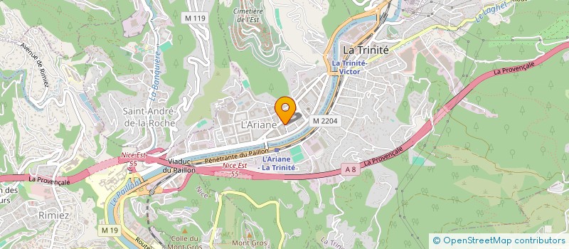 localisation de l'entreprise MONSIEUR NASSIM VALLAURI à NICE