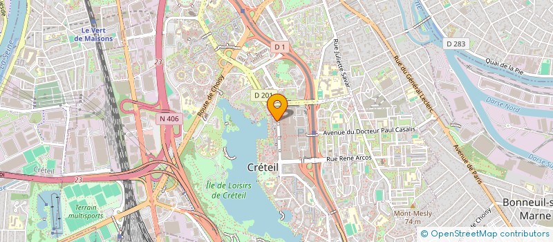 localisation de l'entreprise MONSIEUR NASSIM WARID  CRETEIL