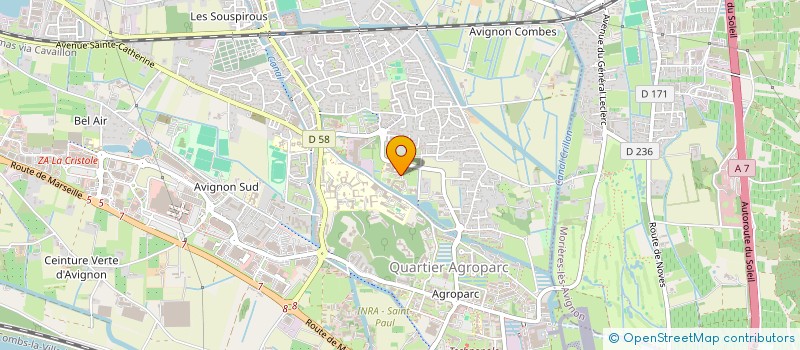 localisation de l'entreprise MONSIEUR NASSIM ZAANAN  AVIGNON