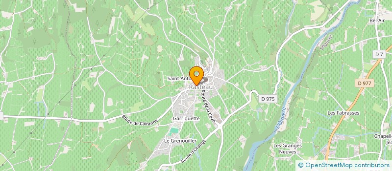 localisation de l'entreprise MONSIEUR NASSIM ZAIRATE  RASTEAU