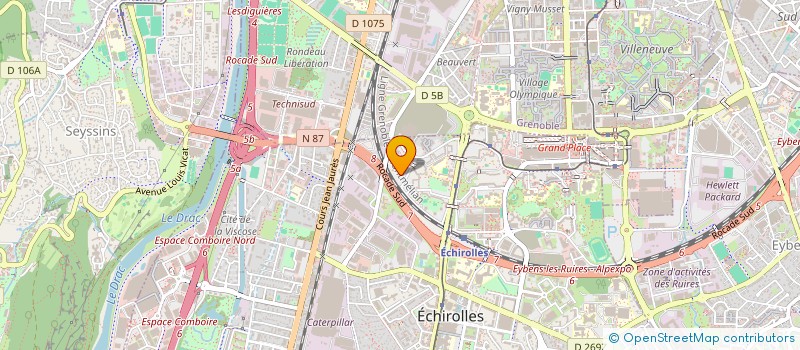 localisation de l'entreprise MONSIEUR NASSIM ZGA  ECHIROLLES