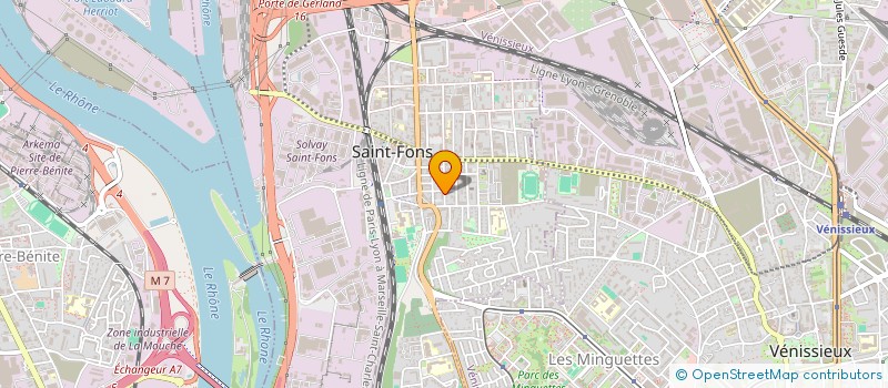 localisation de l'entreprise MONSIEUR NASSIME BENNAI  SAINT-FONS