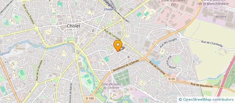 localisation de l'entreprise MONSIEUR NASSIME BOUZAYANE  CHOLET