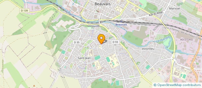 localisation de l'entreprise MONSIEUR NASSIME LAOUINI  BEAUVAIS