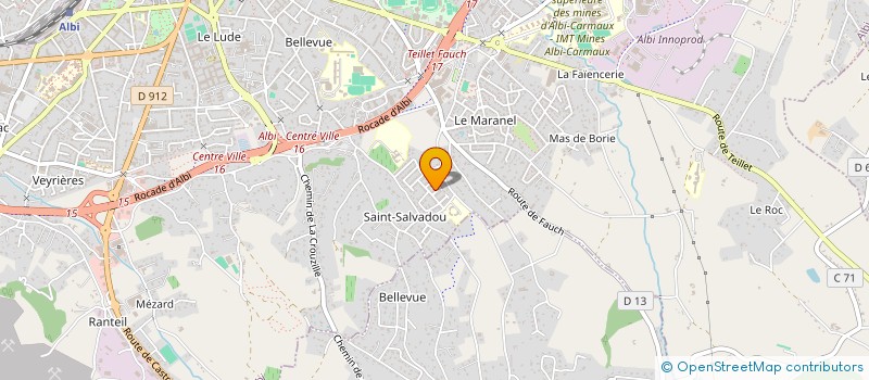 localisation de l'entreprise MONSIEUR NASSIME MEBROUK  ALBI