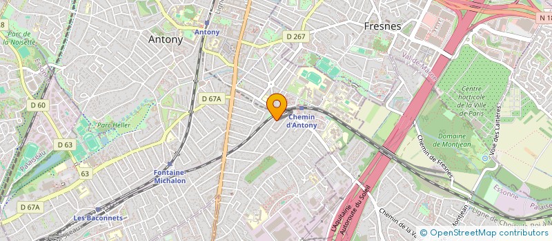 localisation de l'entreprise MONSIEUR NASSIR HEDARALY à ANTONY