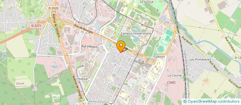 localisation de l'entreprise MONSIEUR NASSIR MAKKOUH à ORLEANS