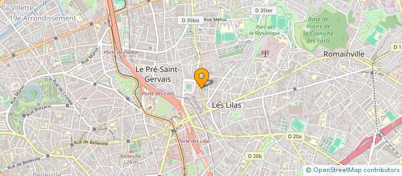 localisation de l'entreprise MONSIEUR NASSIROU OUSSEINI à LES LILAS