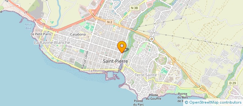 localisation de l'entreprise MONSIEUR NASSOR AMINE GOULAMALY  SAINT-PIERRE