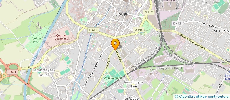 localisation de l'entreprise MONSIEUR NASSOUR KHATIR AHMAT  DOUAI