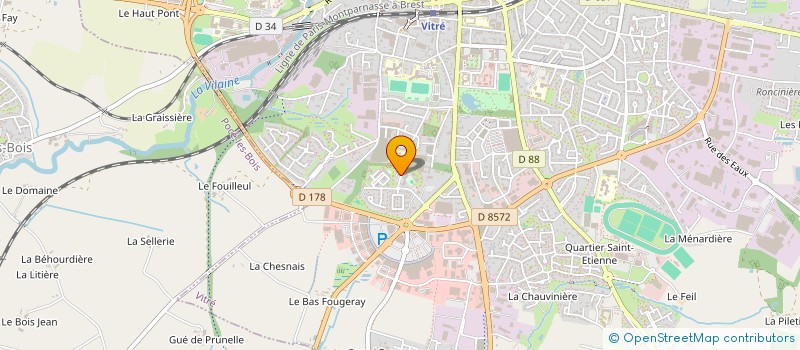 localisation de l'entreprise MONSIEUR NASSOURADINE ABAKAR AHMAT  VITRE