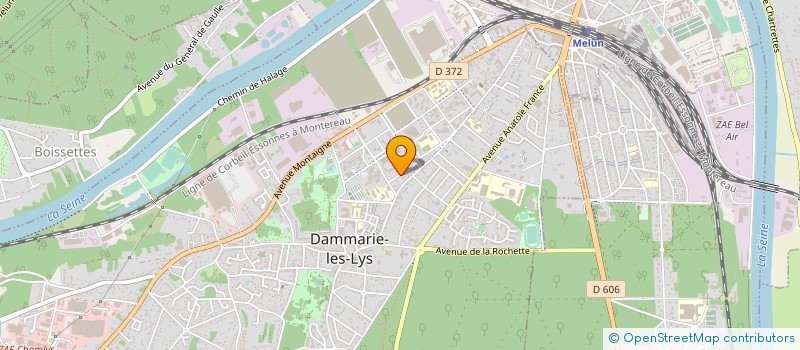 localisation de l'entreprise MONSIEUR NASSOUREDDINE ABDERAMANE à DAMMARIE-LES-LYS