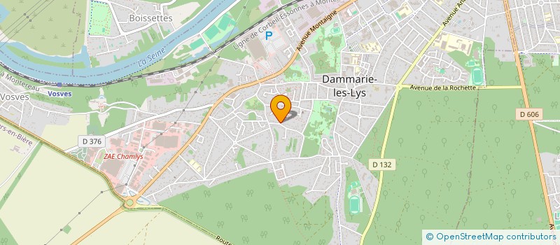 localisation de l'entreprise MONSIEUR NASSREDDINE DERBAL à DAMMARIE-LES-LYS