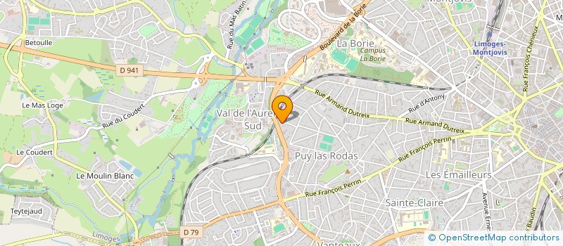 localisation de l'entreprise MONSIEUR NASSUF MOINDJIE à LIMOGES