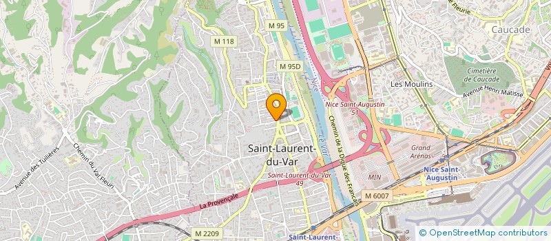 localisation de l'entreprise MONSIEUR NASSUF MONDOHA à SAINT-LAURENT-DU-VAR