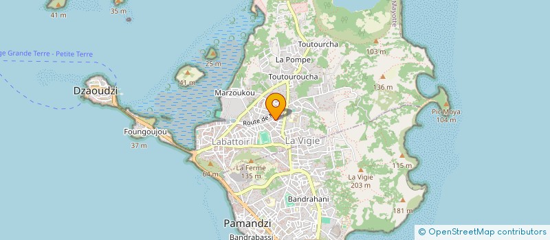 localisation de l'entreprise MONSIEUR NASSUFOU HAMIDOUNI à DZAOUDZI
