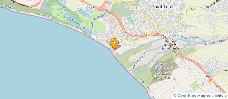 localisation de l'entreprise MONSIEUR NASSURDINE ATTOUMANI  SAINT-LOUIS