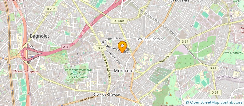 localisation de l'entreprise MONSIEUR NASSURDINE MOHAMED  MONTREUIL