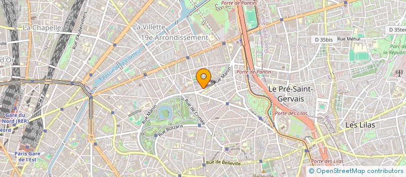 localisation de l'entreprise MONSIEUR NATALE GIANCARLO  PARIS