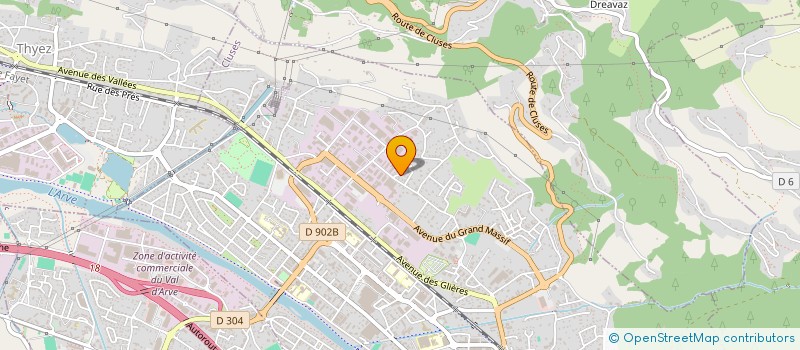 localisation de l'entreprise MONSIEUR NATAN GESSAT  CLUSES