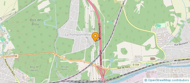 localisation de l'entreprise MONSIEUR NATAN NAKACHE  POMPONNE