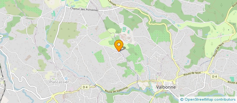 localisation de l'entreprise MONSIEUR NATAN PELLE  CHATEAUNEUF-GRASSE